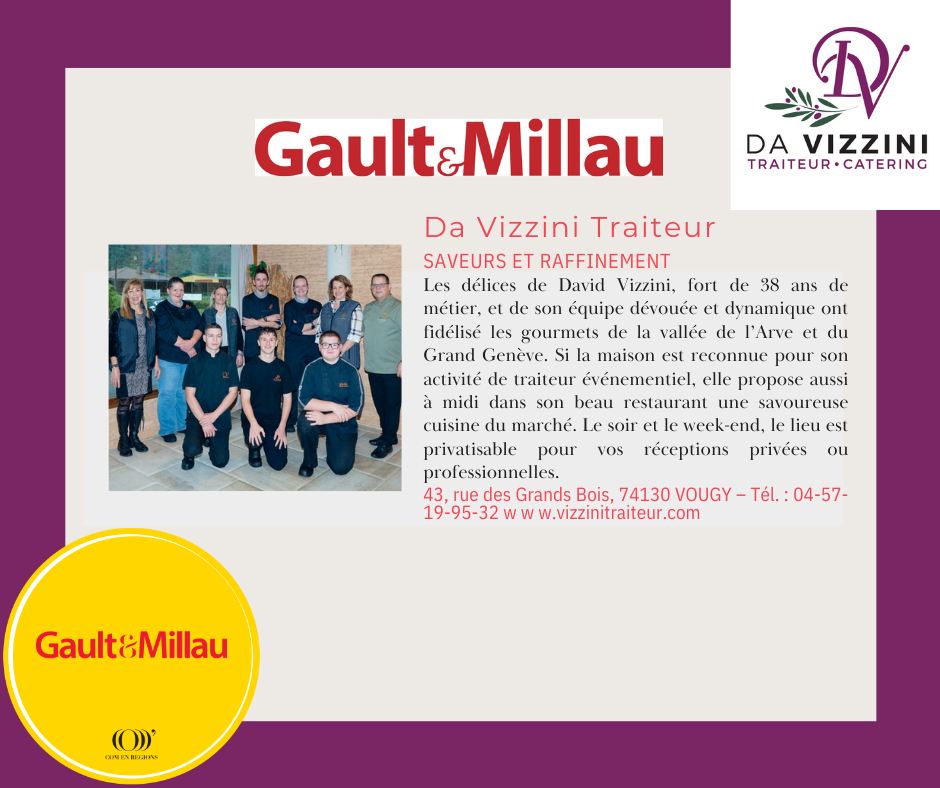 GAULT ET MILLAU HAUTE SAVOIE
